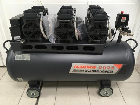 Компрессор Парма K-4500/100БМ безмасляный 3*1500 Вт