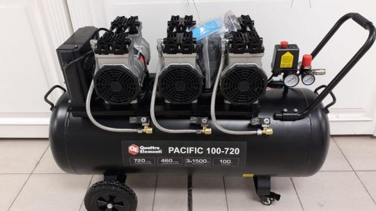 Компрессор безмасляный QUATTRO ELEMENTI PACIFIC 100-720