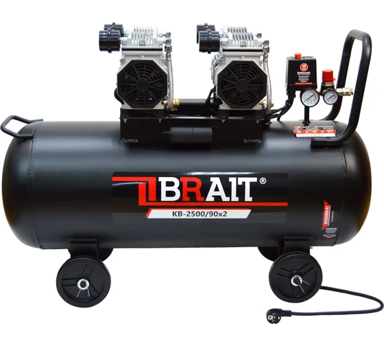 Воздушный компрессор BRAIT KB-2500/90x2