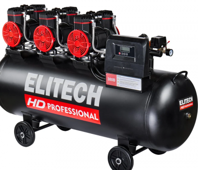 Малошумный компрессор Elitech ACF 900-200S HD