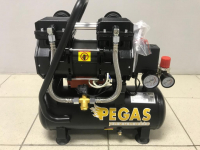 БЕСШУМНЫЙ КОМПРЕССОР PEGAS PNEUMATIC PG-602 ПРОФ. СЕРИЯ БЕЗМАСЛЯНЫЙ