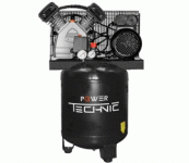 Компрессор Power Technic ACB420/100V вертикальный, 2300Вт, 2 поршня